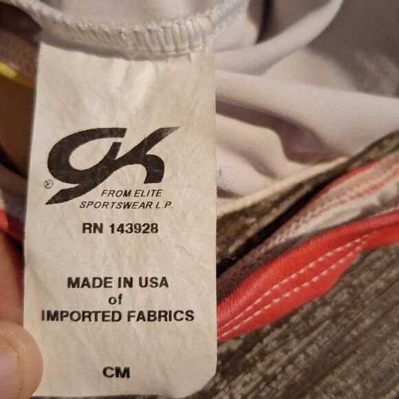 GK Elite Gymnastics Rainbow Sizzle Leotard Size Child Medium‎ - Picture 3 of 6